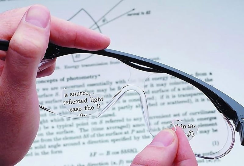 OPTX 20/20 Hydrotac Stick On Bifocal Lenses +1.50 Diopter | Magnifying Adhesive Reading Lenses | Sunglass Magnifier Add On | Reusable Design - Image 3